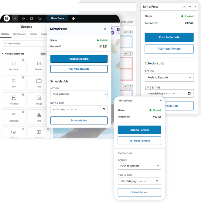 Works with Gutenberg, Elementor and SiteOrigin page builder
